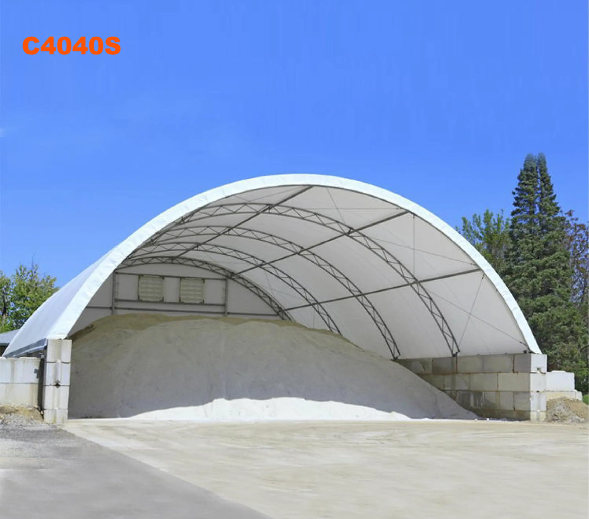 40ft x 40ft Double Trussed Container Shelter