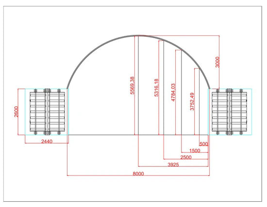 26ft x 20ft Container Shelter