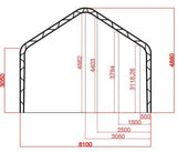 20ft Series Double Trussed Storage Tent