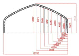 50ft x 100ft Double Trussed Storage Tent
