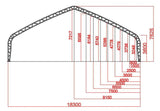 60ft x 120ft Double Trussed Storage Tent