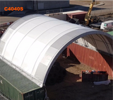 40ft x 40ft Double Trussed Container Shelter
