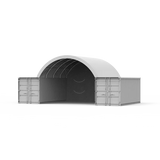 20ft x 20 ft Container Shelter with Closed Back Panel