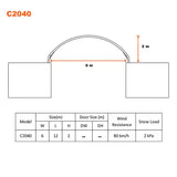 20ft x 40ft Container Shelter