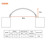 26ft x 20ft Container Shelter