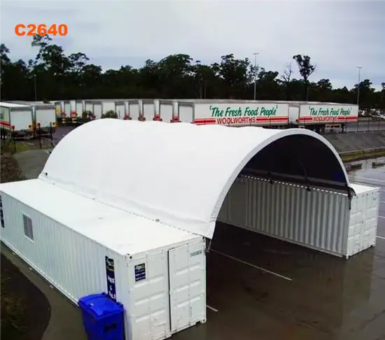 26ft x 40ft Container Shelter