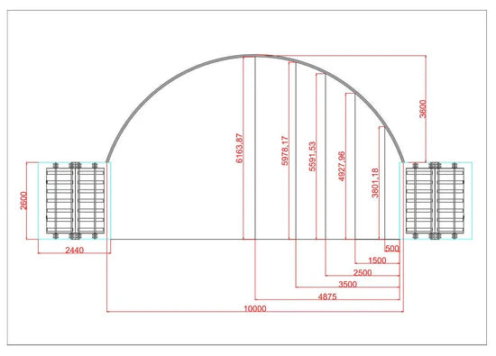 33ft x 20ft Container Shelter