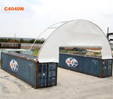40ft x 40ft Extended Roof Container Shelter
