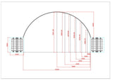 40ft x 40ft Container Shelter