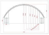 60ft x 40ft Double Trussed Container Shelter