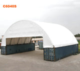 60ft x 40ft Double Trussed Container Shelter