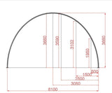 20ft x 30ft Single Trussed Storage Tent