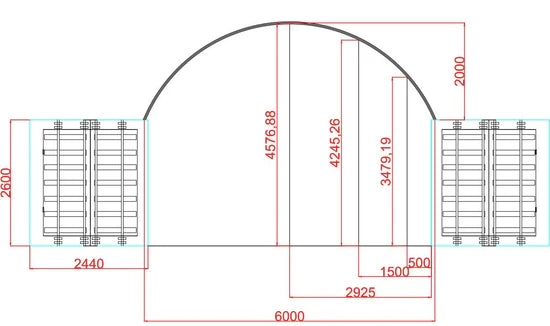 20 x 20 ft Container Shelter